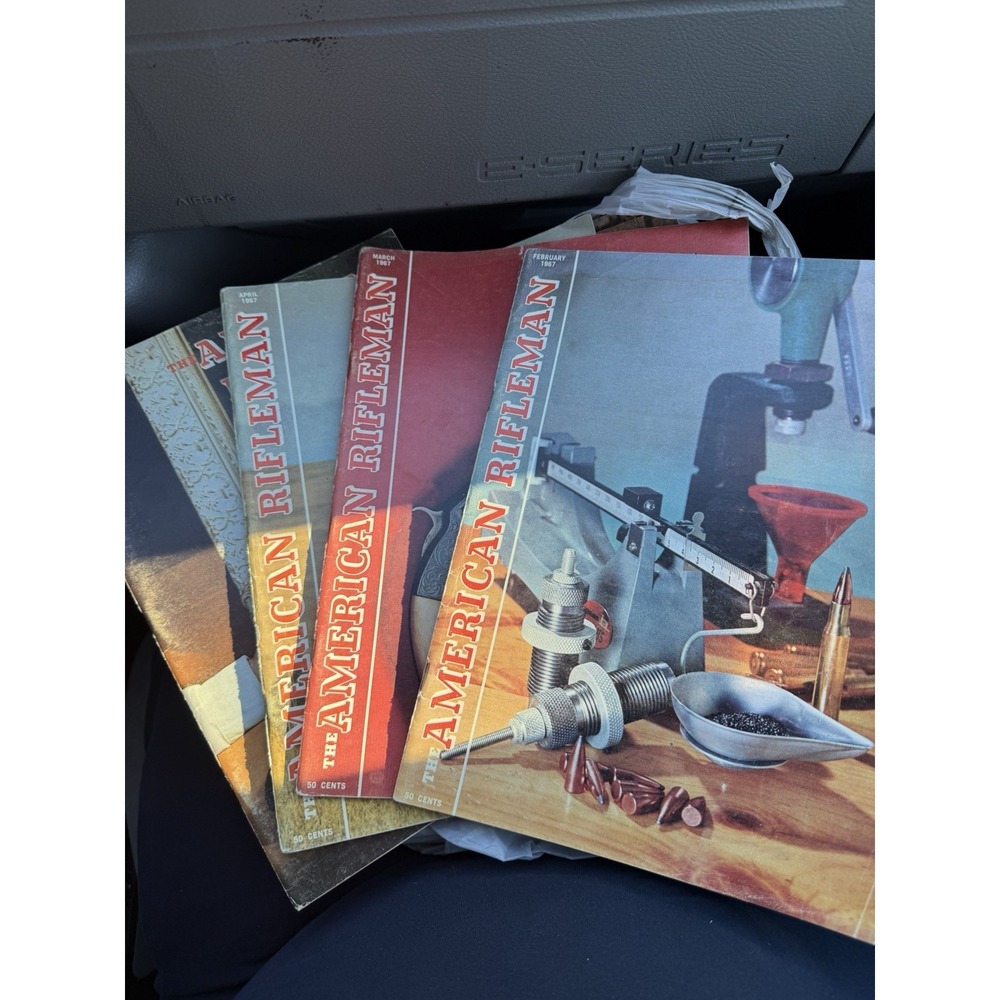 Vintage The American Rifleman Magazine, February-May 1967 (Consecutive lot of 4)